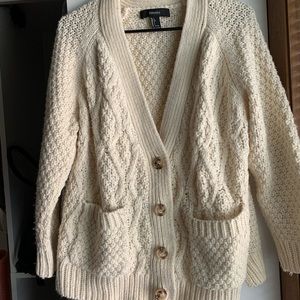 Chunky oversized cardigan